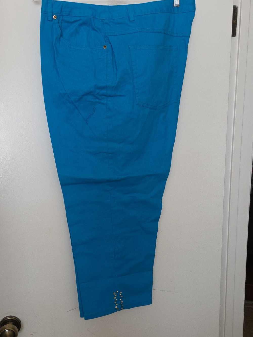Women's Bright Blue Casual Pants